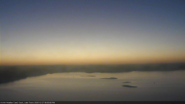 Lake Travis webcam, December 27, 2020 6:00 PM CT