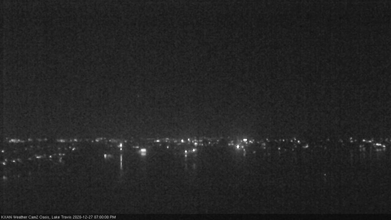 Lake Travis webcam, December 27, 2020 7:00 PM CT