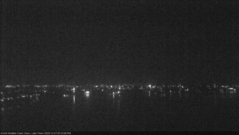 Lake Travis webcam, December 27, 2020 7:25 PM CT