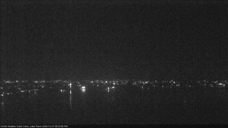 Lake Travis webcam, December 27, 2020 8:25 PM CT