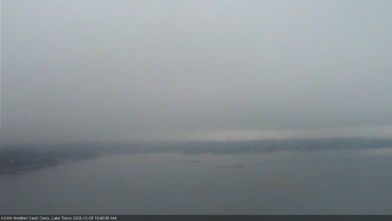 Lake Travis webcam, December 28, 2020 10:45 AM CT