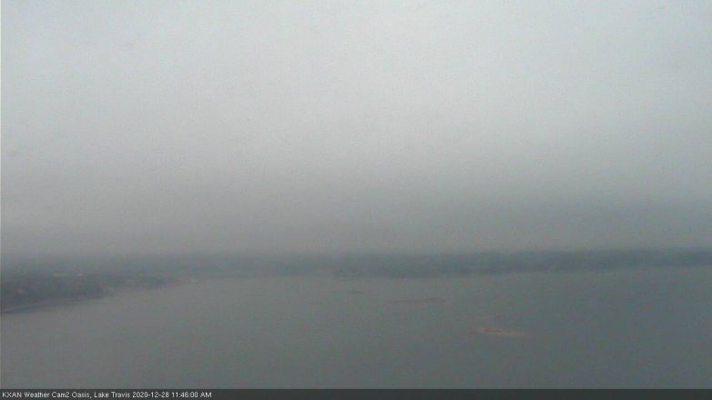 Lake Travis webcam, December 28, 2020 11:45 AM CT