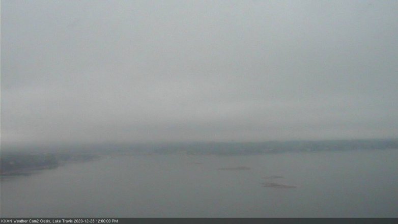 Lake Travis webcam, December 28, 2020 12:00 PM CT