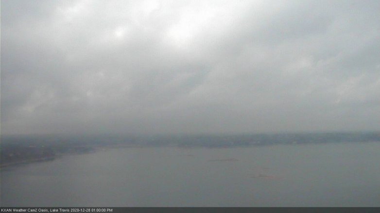 Lake Travis webcam, December 28, 2020 1:00 PM CT