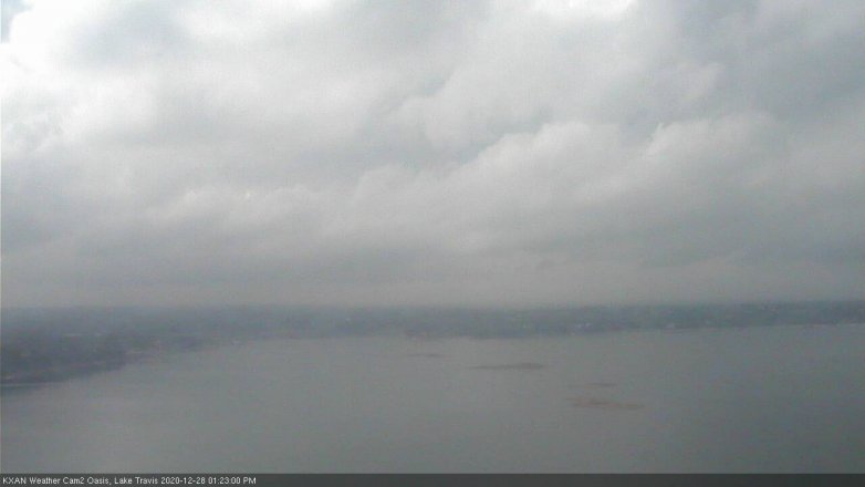 Lake Travis webcam, December 28, 2020 1:25 PM CT