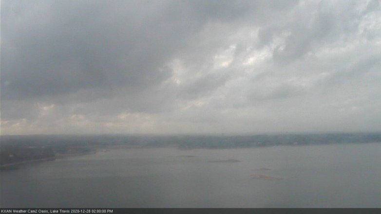 Lake Travis webcam, December 28, 2020 2:00 PM CT