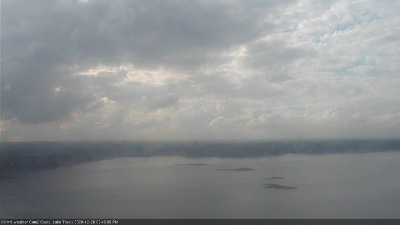 Lake Travis webcam, December 28, 2020 2:45 PM CT