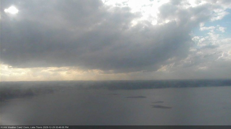 Lake Travis webcam, December 28, 2020 3:45 PM CT