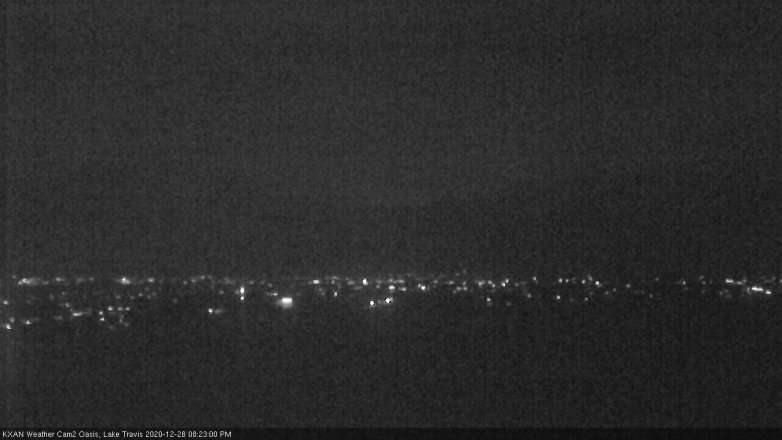 Lake Travis webcam, December 28, 2020 8:25 PM CT