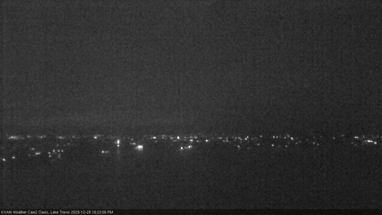 Lake Travis webcam, December 28, 2020 10:25 PM CT