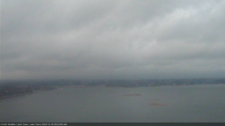 Lake Travis webcam, December 29, 2020 9:25 AM CT