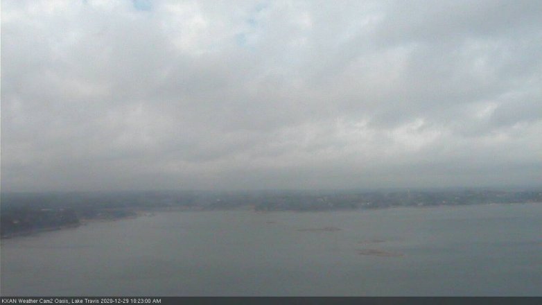 Lake Travis webcam, December 29, 2020 10:25 AM CT