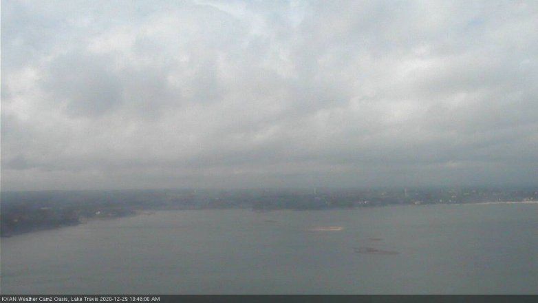 Lake Travis webcam, December 29, 2020 10:45 AM CT