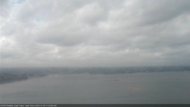 Lake Travis webcam, December 29, 2020 11:25 AM CT