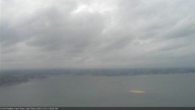 Lake Travis webcam, December 29, 2020 11:45 AM CT