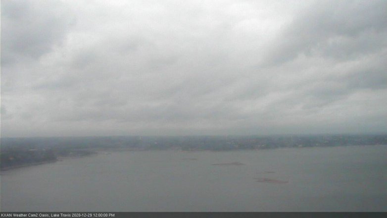 Lake Travis webcam, December 29, 2020 12:00 PM CT