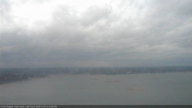 Lake Travis webcam, December 29, 2020 12:25 PM CT