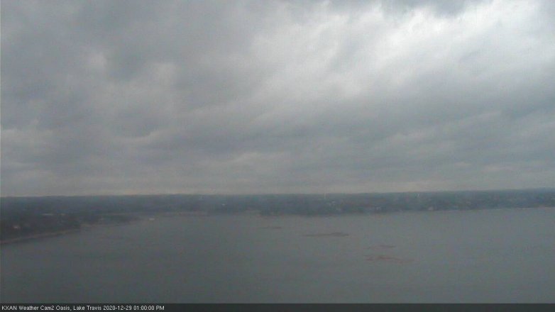 Lake Travis webcam, December 29, 2020 1:00 PM CT