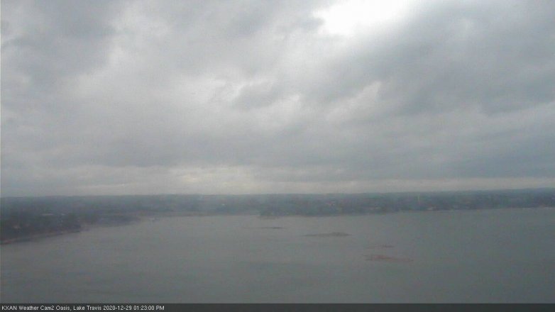 Lake Travis webcam, December 29, 2020 1:25 PM CT