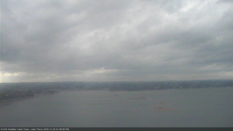 Lake Travis webcam, December 29, 2020 1:45 PM CT