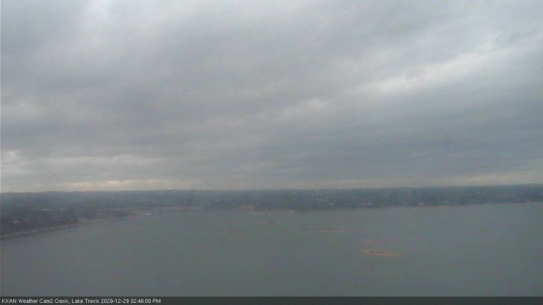 Lake Travis webcam, December 29, 2020 2:45 PM CT
