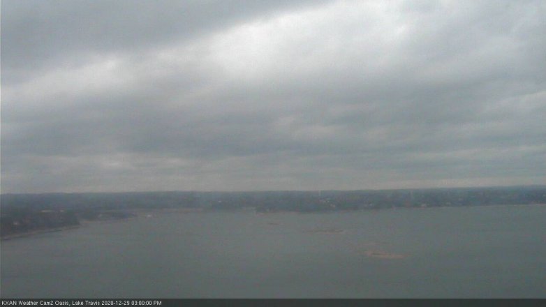 Lake Travis webcam, December 29, 2020 3:00 PM CT