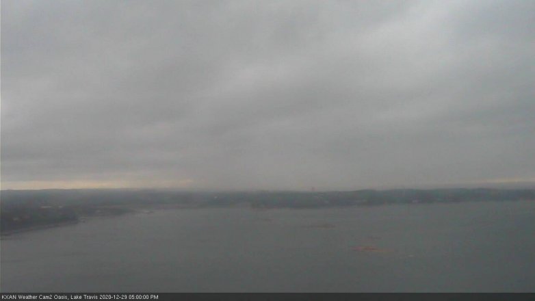 Lake Travis webcam, December 29, 2020 5:00 PM CT