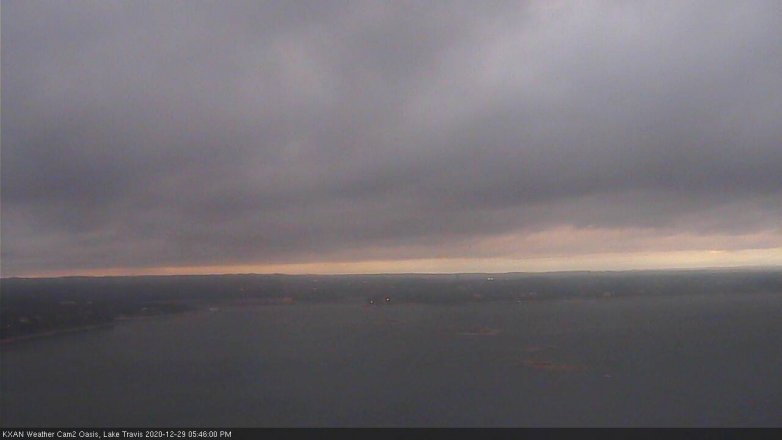 Lake Travis webcam, December 29, 2020 5:45 PM CT