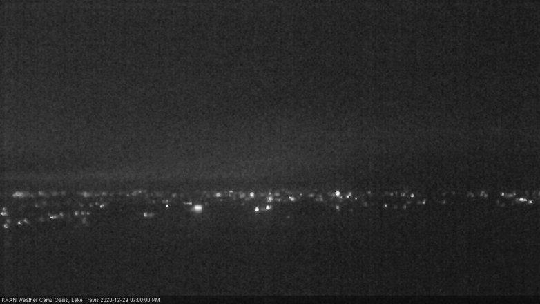 Lake Travis webcam, December 29, 2020 7:00 PM CT