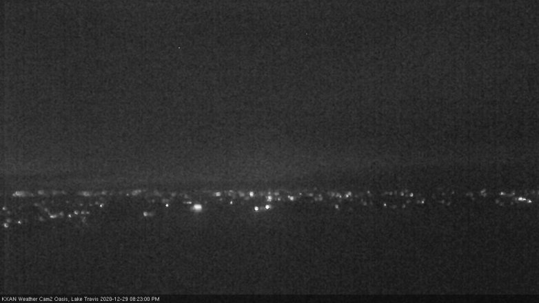 Lake Travis webcam, December 29, 2020 8:25 PM CT