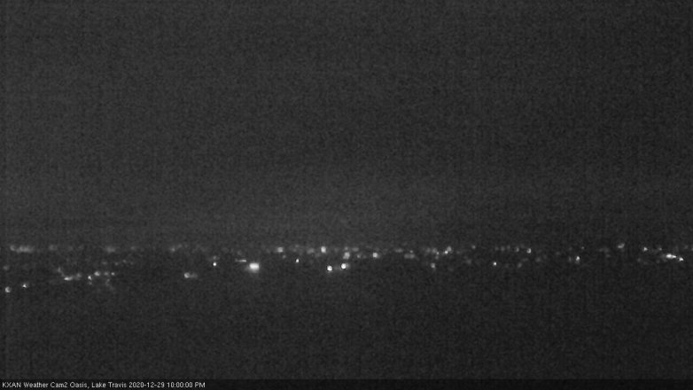 Lake Travis webcam, December 29, 2020 10:00 PM CT