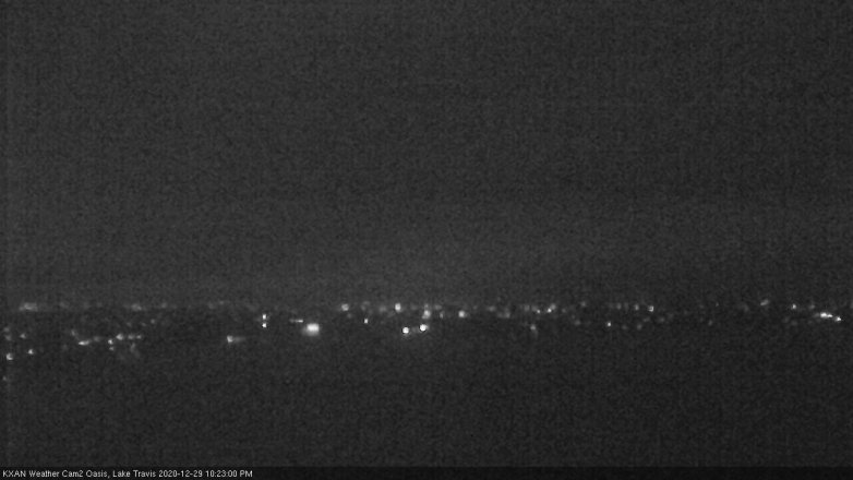 Lake Travis webcam, December 29, 2020 10:25 PM CT