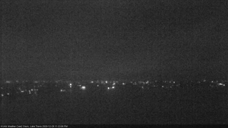 Lake Travis webcam, December 29, 2020 11:25 PM CT