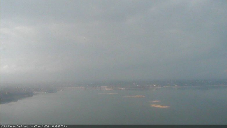 Lake Travis webcam, December 30, 2020 9:45 AM CT