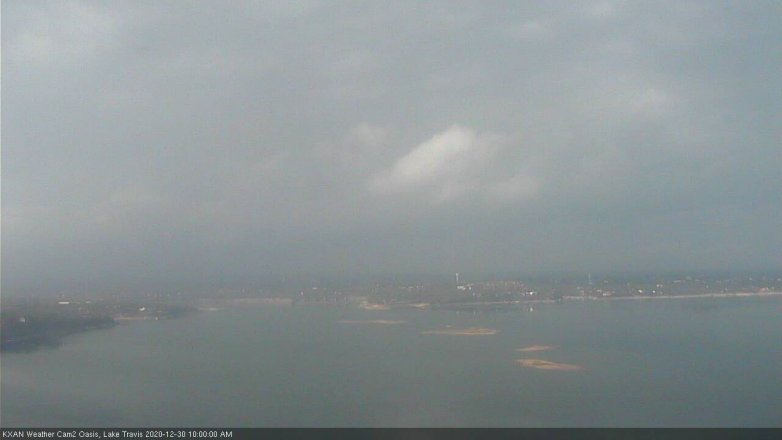 Lake Travis webcam, December 30, 2020 10:00 AM CT