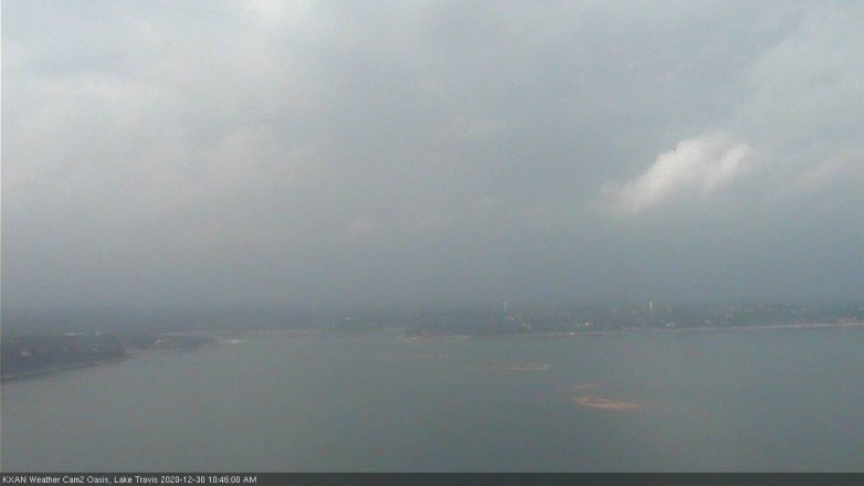 Lake Travis webcam, December 30, 2020 10:45 AM CT