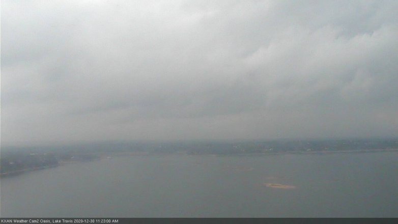 Lake Travis webcam, December 30, 2020 11:25 AM CT