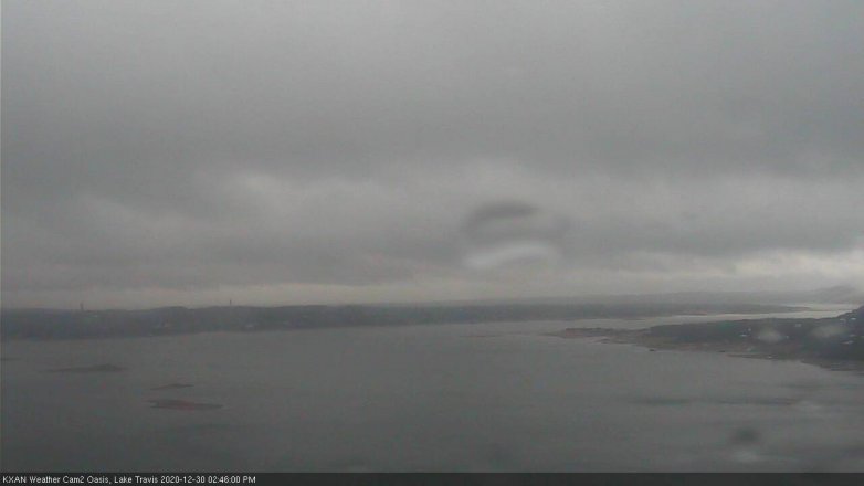 Lake Travis webcam, December 30, 2020 2:45 PM CT