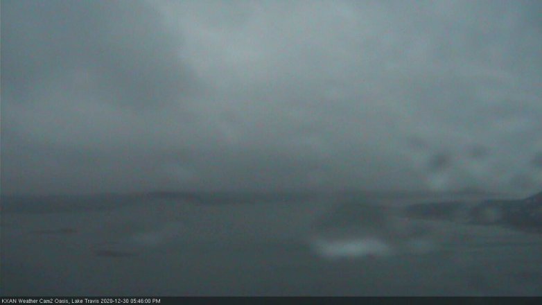 Lake Travis webcam, December 30, 2020 5:45 PM CT