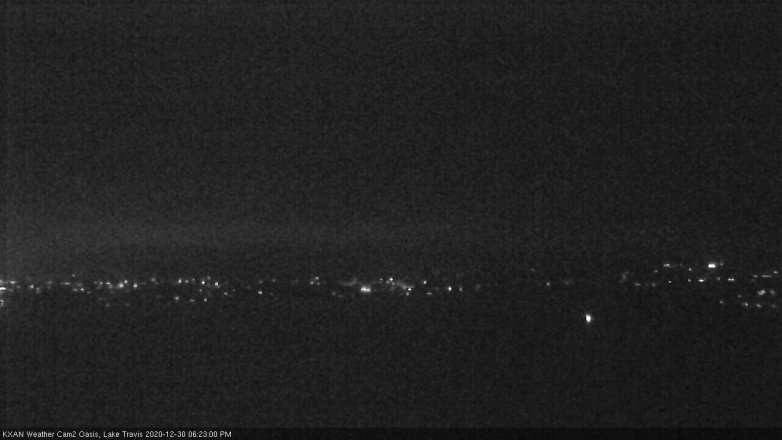 Lake Travis webcam, December 30, 2020 6:25 PM CT