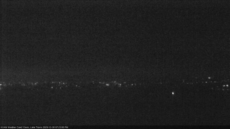 Lake Travis webcam, December 30, 2020 7:25 PM CT