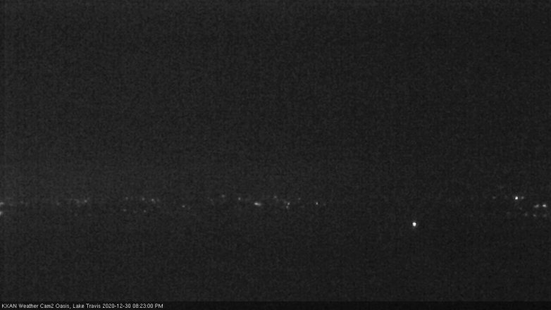 Lake Travis webcam, December 30, 2020 8:25 PM CT