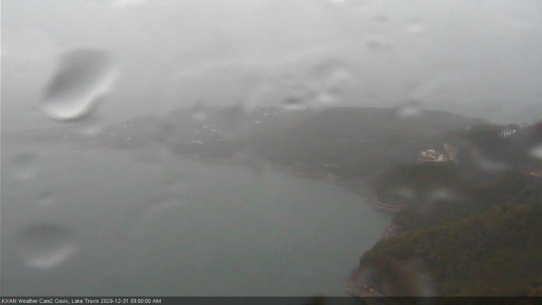 Lake Travis webcam, December 31, 2020 9:00 AM CT