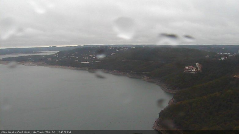 Lake Travis webcam, December 31, 2020 12:45 PM CT