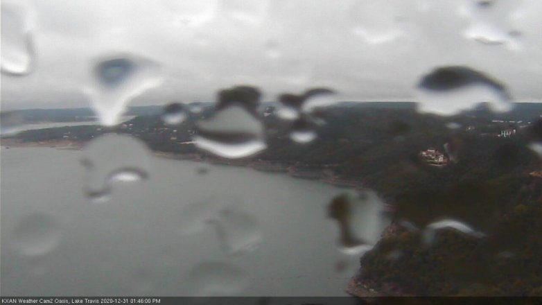 Lake Travis webcam, December 31, 2020 1:45 PM CT