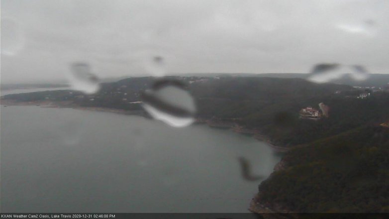 Lake Travis webcam, December 31, 2020 2:45 PM CT