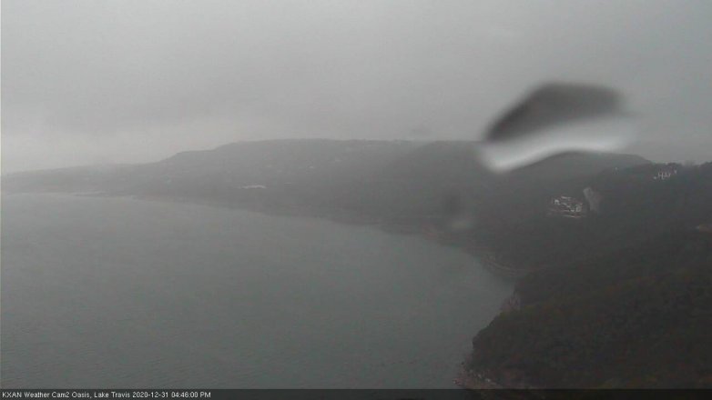 Lake Travis webcam, December 31, 2020 4:45 PM CT