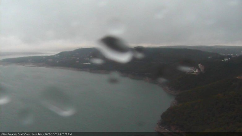 Lake Travis webcam, December 31, 2020 5:25 PM CT