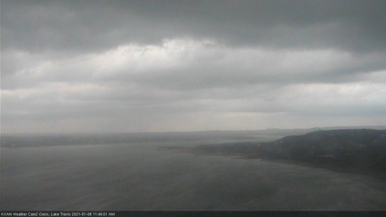 Lake Travis webcam, January 6, 2021 11:45 AM CT