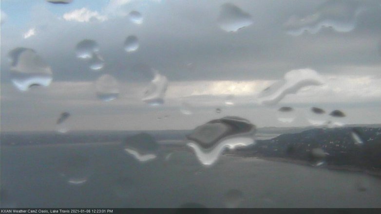 Lake Travis webcam, January 6, 2021 12:25 PM CT